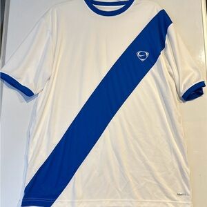 Nike Vintage Top Men's Diagonal Stripe NikeFit Football Perforated XL Y2K 2000s